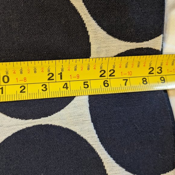 20. Grace Dane Lewis Vintage Navy Polka Dot Pencil Skirt Size 14 - Picture 7 of 9